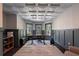 Office with wainscotting, recessed lights, and dark wood floors at 320 N Drew Ct, Duluth, GA 30097