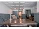 Office featuring a coffered ceiling and wainscotting at 320 N Drew Ct, Duluth, GA 30097