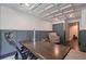 Office with a coffered ceiling and chair rail at 320 N Drew Ct, Duluth, GA 30097