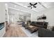 Inviting living room featuring recessed lighting, an electric fireplace, and plenty of seating at 1604 Temple Ave, Atlanta, GA 30337