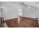 Open living room offering hardwood floors, neutral colors, and ample natural light at 4571 Parkway Cir, Atlanta, GA 30349
