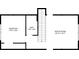 Second story floor plan featuring bedroom, bathroom, and a spacious bonus room at 1929 Finnish Ln, Kennesaw, GA 30152