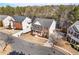 An aerial view captures this property's beautiful curb appeal and manicured landscaping at 2517 Hampton Park Ct, Marietta, GA 30062