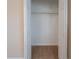 Open closet space with shelving and carpeting at 2628 Miriam Ln, Decatur, GA 30032