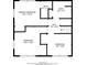 Second floor plan showing bedrooms and bathrooms layout and dimensions at 2628 Miriam Ln, Decatur, GA 30032