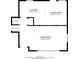 First floor plan showcasing kitchen, dining, and living room layout at 2628 Miriam Ln, Decatur, GA 30032