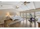 Bedroom featuring a trey ceiling and exercise equipment at 2814 Adams Oaks Ln, Marietta, GA 30062