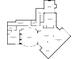 Basement floor plan featuring a theater, billiards room, and recreation area, perfect for entertainment at 2814 Adams Oaks Ln, Marietta, GA 30062