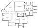 Second floor plan highlighting bedrooms, bathrooms, and laundry areas, maximizing living space at 2814 Adams Oaks Ln, Marietta, GA 30062