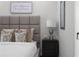 Luxurious bedroom with padded headboard, stylish nightstands, and elegant decor provides a serene atmosphere at 1882 Rosewood Rd, Decatur, GA 30032