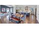 Open floor plan with dining area, kitchen, and living area at 3020 Barnes Mill Ct, Roswell, GA 30075