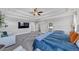 Huge main bedroom with decorative tray ceiling, sitting area, and ensuite bathroom, creates a peaceful retreat at 3020 Barnes Mill Ct, Roswell, GA 30075