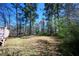Expansive backyard with mature trees, offering privacy at 4130 N Quail Dr, Douglasville, GA 30135