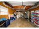 Unfinished basement with laundry and storage at 4130 N Quail Dr, Douglasville, GA 30135