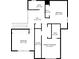 Second floor plan featuring bedrooms and bathrooms, with detailed dimensions for each room at 5977 Wildcreek Rd, Sugar Hill, GA 30518