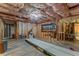 Unfinished basement with visible ceiling insulation, perfect for customization at 119 Creekside Vw, Hiram, GA 30141