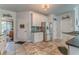 Charming kitchen with stainless steel appliances and granite countertops at 119 Creekside Vw, Hiram, GA 30141