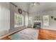 Spacious living room with fireplace and abundant natural light at 119 Creekside Vw, Hiram, GA 30141