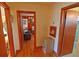 Hallway view of adjacent living room at 3528 Highway 42 S, Locust Grove, GA 30248