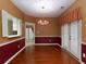 Charming dining room with hardwood floors and stylish lighting fixture at 2158 Berryhill Se Cir, Smyrna, GA 30082