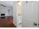 Bright living room features hardwood floors, a fireplace, and a ceiling fan at 2158 Berryhill Se Cir, Smyrna, GA 30082