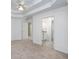 Spacious main bedroom with plush carpeting with doorway leading to main bathroom at 2158 Berryhill Se Cir, Smyrna, GA 30082