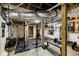 Spacious basement featuring gym equipment and a sauna for relaxation and fitness at 31 Lafayette Ne Dr, Atlanta, GA 30309