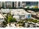 Nice view of a modern building with vibrant art and lush landscaping that complements the urban surroundings at 31 Lafayette Ne Dr, Atlanta, GA 30309
