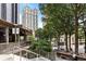 Outdoor dining with nice greenery and architecture, showcasing a lovely urban setting at 31 Lafayette Ne Dr, Atlanta, GA 30309