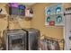 Functional laundry room with modern appliances, shelving, and a window for natural light at 313 Ridge Hill Cir, Canton, GA 30115