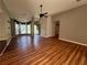 This living room features wood floors and lots of natural light at 313 Ridge Hill Cir, Canton, GA 30115