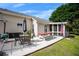Spacious outdoor patio with dining and lounging areas at 313 Ridge Hill Cir, Canton, GA 30115
