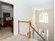 The foyer features a staircase leading to a bedroom and a view of the front door at 3612 Tree View Dr, Snellville, GA 30078