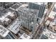 High-rise condo with glass windows, multiple balconies, and a rooftop garden at 855 Peachtree Ne St # 1508, Atlanta, GA 30308