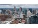 Stunning aerial view of the city skyline, showcasing the property's prime location and urban setting at 855 Peachtree Ne St # 1508, Atlanta, GA 30308