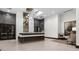 Modern lobby with a reception desk and seating, offering a stylish and functional space for residents and guests at 855 Peachtree Ne St # 1508, Atlanta, GA 30308