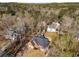 Aerial view of the house showcasing its location and neighborhood at 1354 Larson Sw Ct, Marietta, GA 30064
