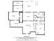Basement floor plan displaying recreation rooms, storage, covered patio, and office space at 1354 Larson Sw Ct, Marietta, GA 30064