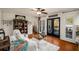Comfortable living room showcases hardwood floors, natural light, and stylish decor at 1354 Larson Sw Ct, Marietta, GA 30064