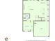 First-floor plan featuring a living room, kitchen, dining room, and attached garage at 133 Prominence Ct, Canton, GA 30114