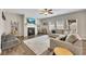 Spacious living room with fireplace, modern decor, and plenty of natural light at 133 Prominence Ct, Canton, GA 30114
