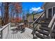 Relaxing deck featuring outdoor seating, ideal for enjoying the scenery and entertaining guests outdoors at 525 James Lee Dr, Suwanee, GA 30024