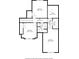 Layout of upstairs bedrooms and attic including dimensions for bedrooms, attic, and bathroom at 525 James Lee Dr, Suwanee, GA 30024