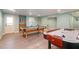 Finished basement with games and walkout to outdoors at 161 Dorys Way, Dallas, GA 30157