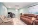 Finished basement living room area at 161 Dorys Way, Dallas, GA 30157