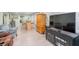 Finished basement area with bar, game room and comfortable seating, great for entertainment at 161 Dorys Way, Dallas, GA 30157