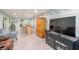 Finished basement area with entertainment games and bar at 161 Dorys Way, Dallas, GA 30157
