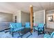 Covered patio with hot tub and outdoor seating at 161 Dorys Way, Dallas, GA 30157