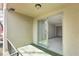 Cozy patio with artificial turf, a railing, and sliding door access to the interior at 2390 Lawrenceville Hwy # K, Decatur, GA 30033