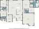 Detailed floor plan showcasing the layout of the home, including bedrooms, bathrooms, kitchen, and living areas at 25 Fourwood Dr, Covington, GA 30016